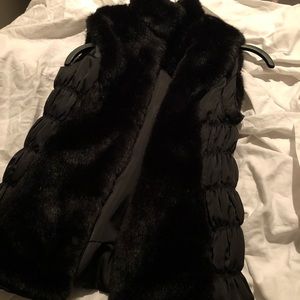 Reversible Faux Fur Down Vest